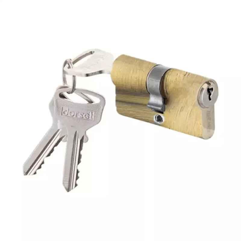 Dorset CL 203 PT 80mm Alloy Steel Antique Brass Finish Euro Profile Pin Cylinder Lock