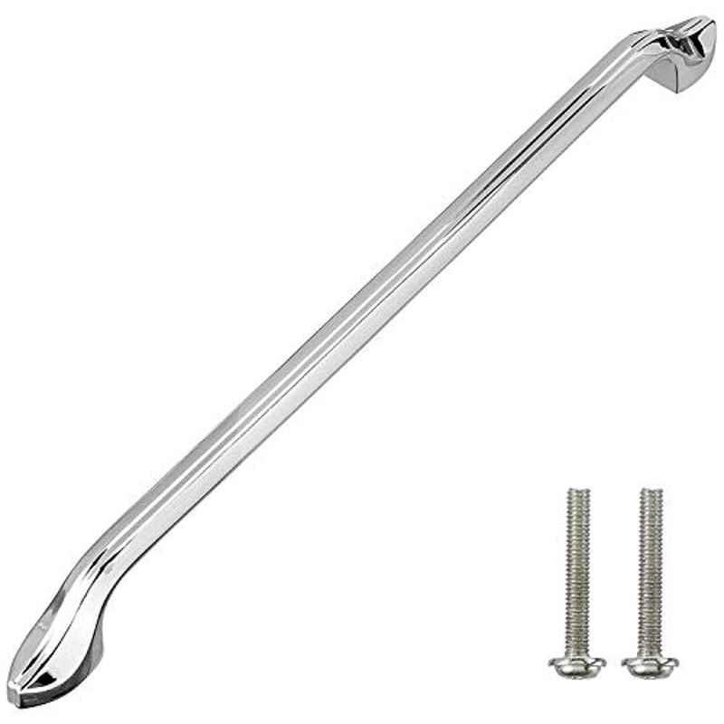 Aquieen 288mm Malleable Chrome Wardrobe Cabinet Pull Handle, CB21-288 (Pack of 2)
