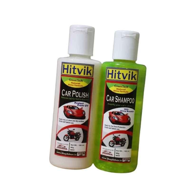 Hitvik 100ml Car Shampoo & Polish Combo, HTV0004