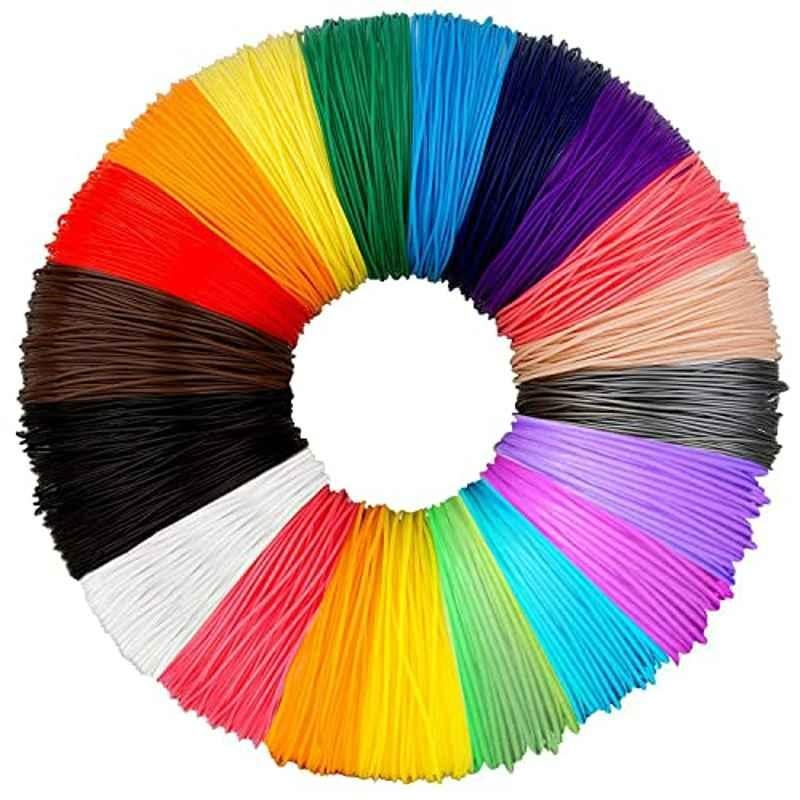 Sunlu 20 Pcs 10m 1.75mm PLA Assorted Colour 3D Printer Filament Refills Set