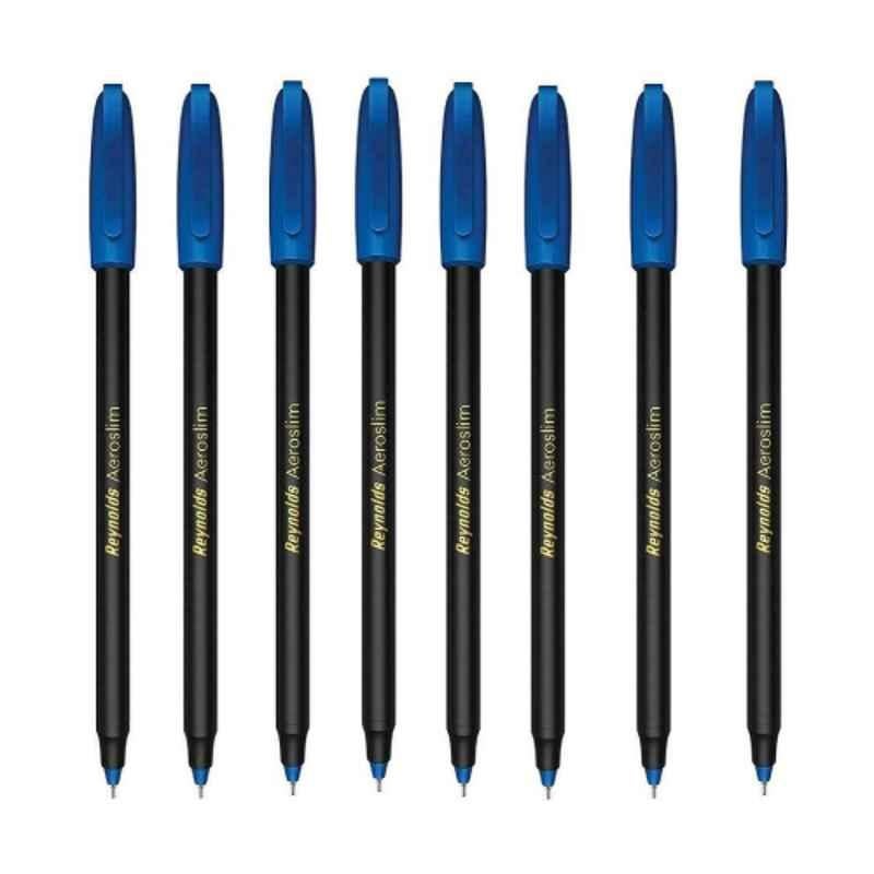 Reynolds Aeroslim Blue Ball Point Pen (Pack of 15)