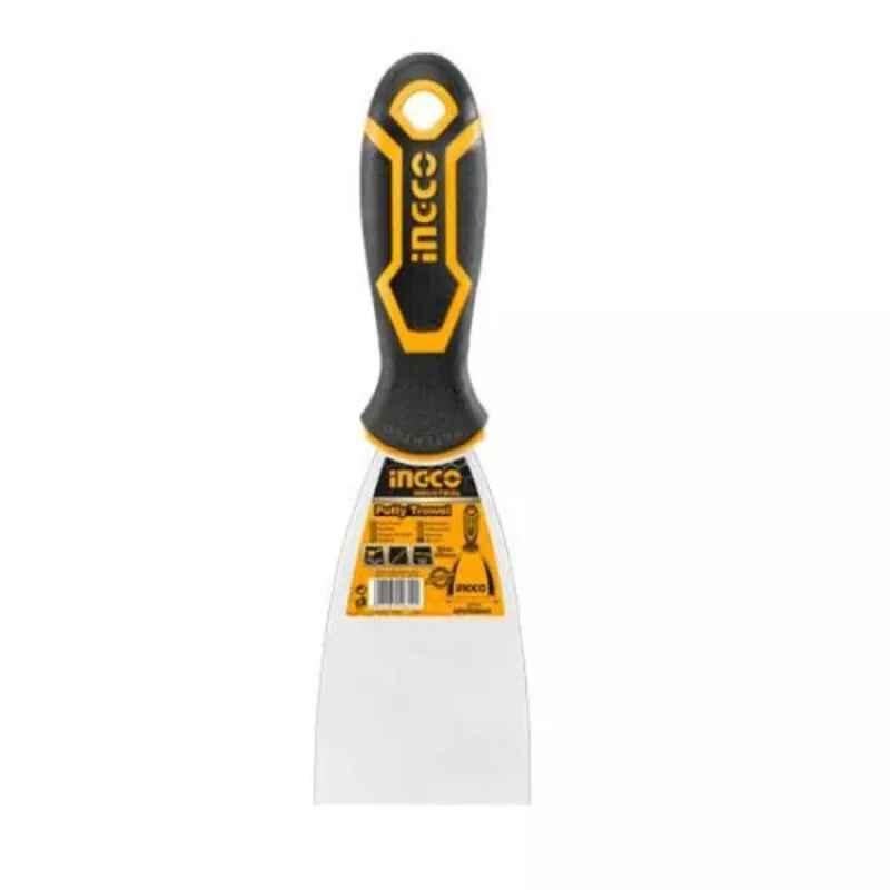 Ingco 5 inch Plastic Putty Trowel with Plastic Handle & Aluminum Head, HPUT18125