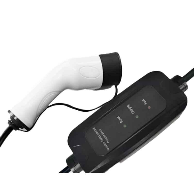 Ace Globe Flex 3.6kW 16A Type 2 Single Phase Portable Black EV Charger with 5m Cable
