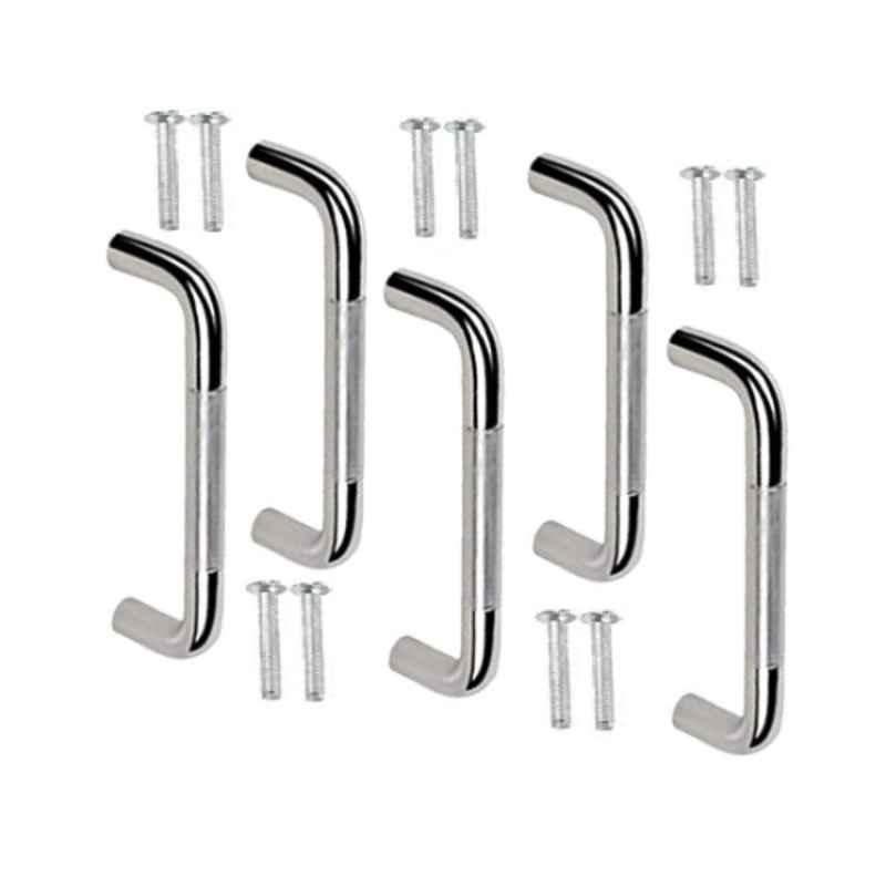 103mm Stainless Steel Silver Ovel D Drawer Cabinet Handle, CH104SS (Pack of 5)