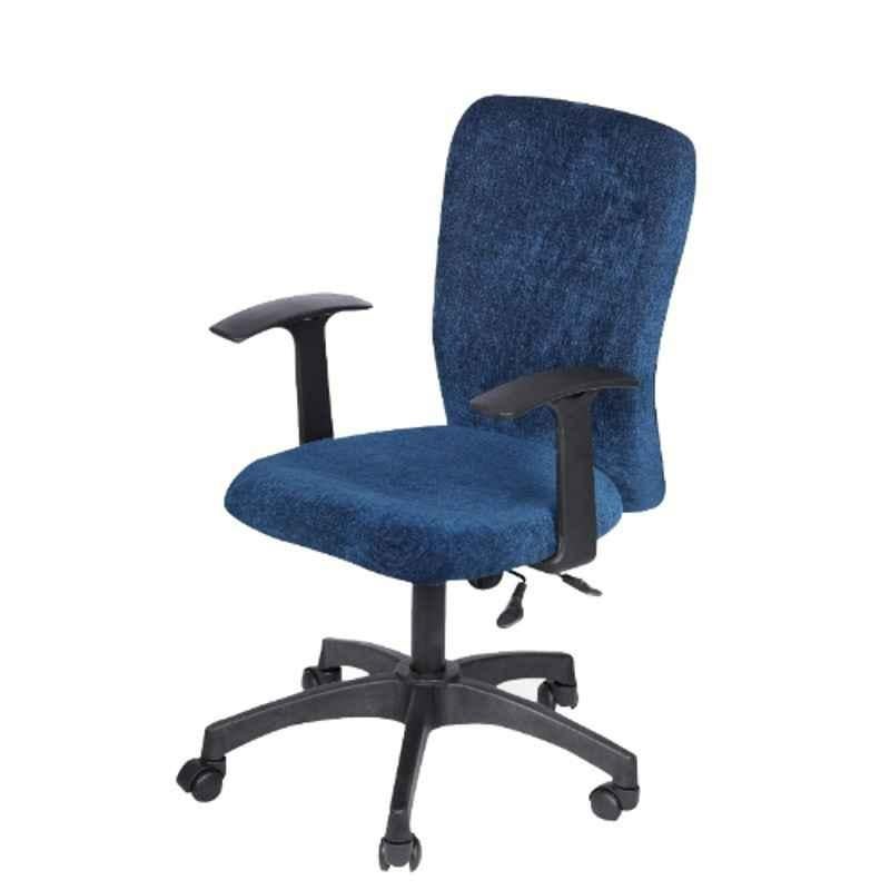 Heikin Fabric Dark Blue xxlarge Back Ergonomic Office Chair for Work from Home & Study, HE-00076