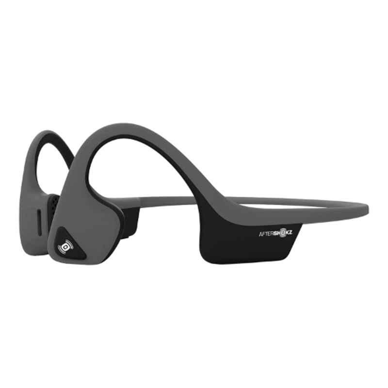 Aftershokz Trekz Air Grey Wireless Bone Conduction On Ear Bluetooth Headphone, AS650