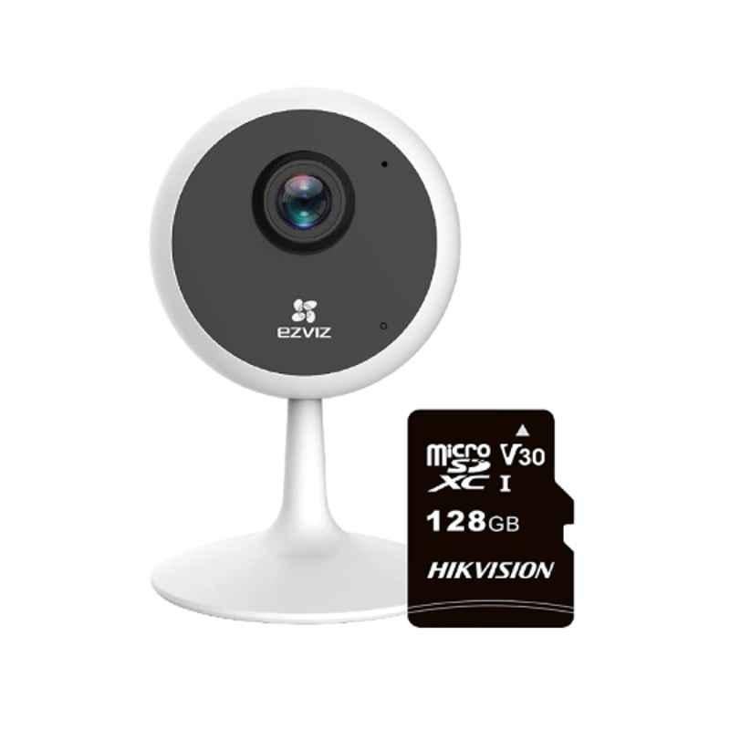 Prama EZVIZ C1C Wi-Fi 1080P Indoor Camera with 128GB MicroSD Card