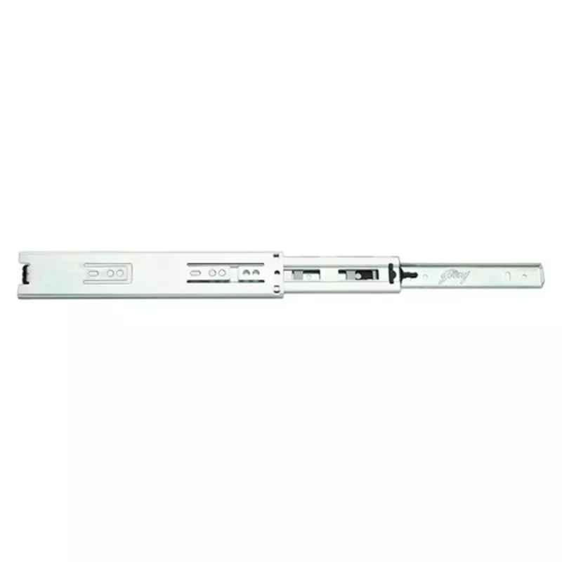 Godrej 450mm Zinc Finish Silver Ball Bearing Drawer Channel, 8177