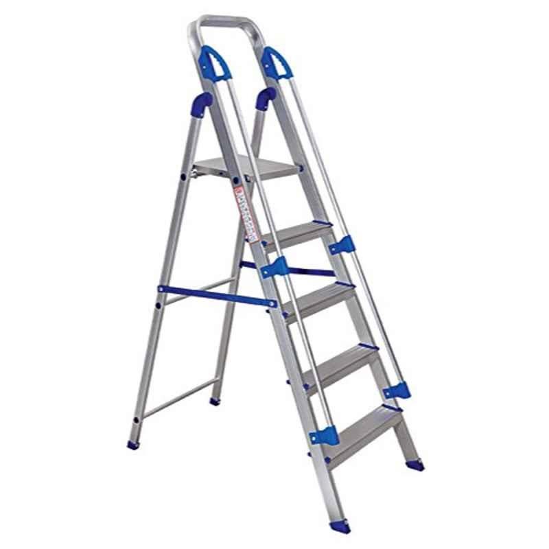 Brancley BCL 5 Premium Comfy 5 Steps Aluminium Ladder, Load Capacity: 150 kg