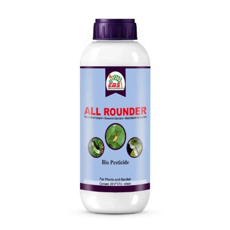 EBS All Rounder 1 Litre Verticillium Lecanii, Beauveria Bassiana & Metarhizium Anisopliae Bio Pesticide (Pack of 5)