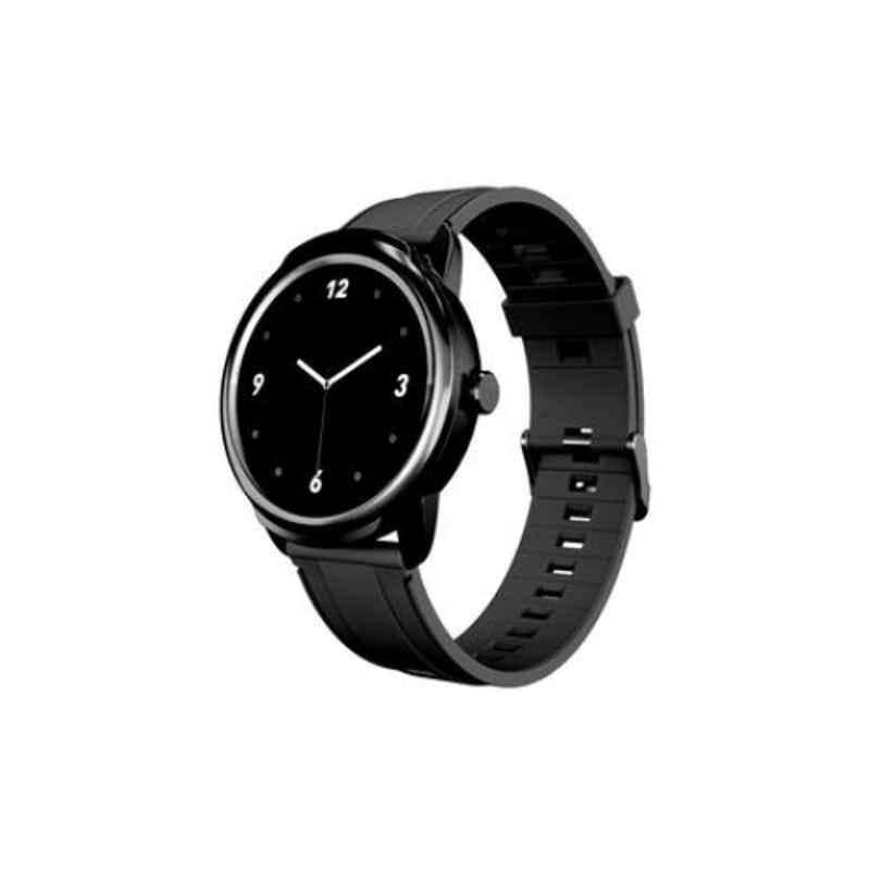 Portronics Kronos Beta 240mAh Round Black Smart Watch, POR 1324
