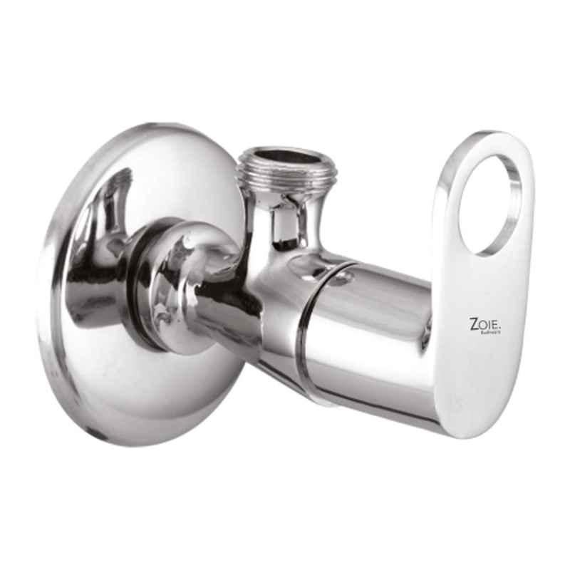 Zoie Orneo Brass Chrome Finish Angle Valve, Z31003
