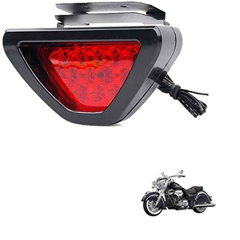 Kozdiko 12 LED Triangle Shape Bike Brake Light with Flash Mode for Indian X Chief Classic, koz_94875