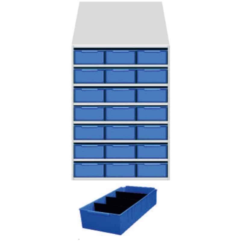 Universal 490kg 8 Shelves Steel & Plastic Light Grey Storage Rack, UMASU25