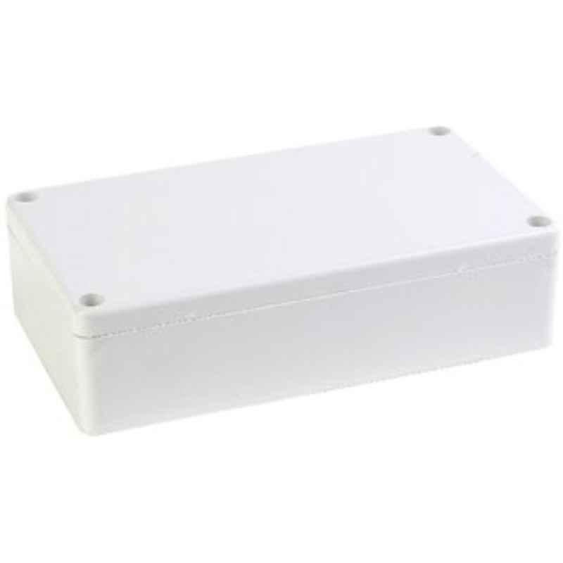 Boxy 8x4 inch PVC White Enclosure Box (Pack of 6)