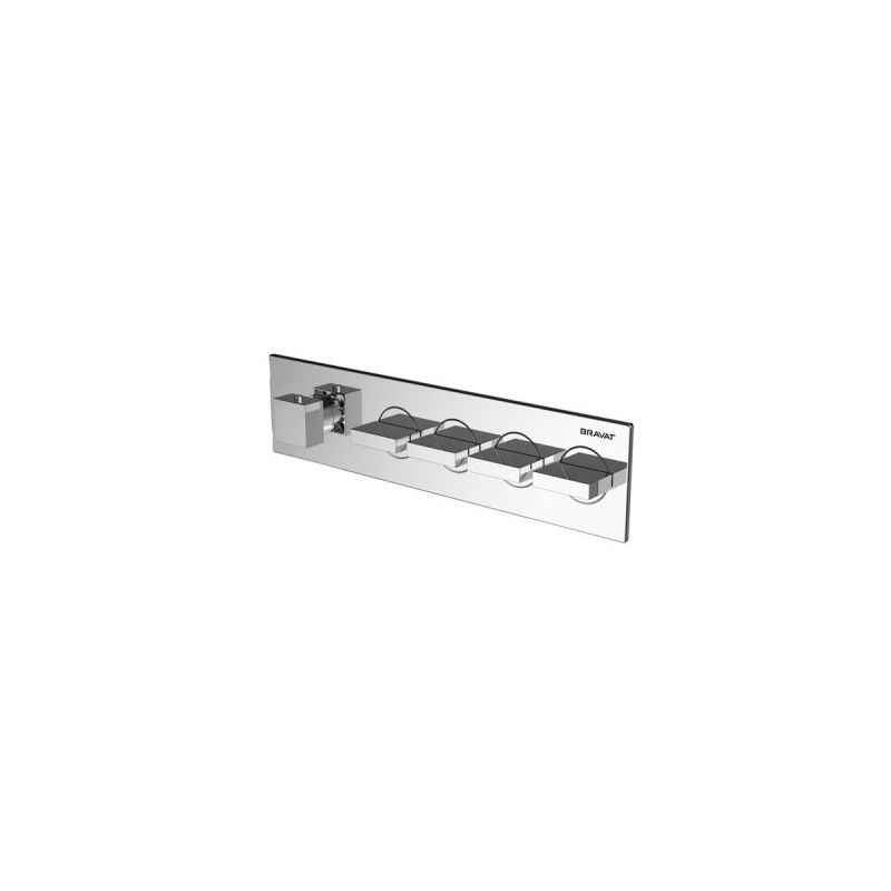 Bravat Wellness Series DM-1-09 Diamond Series 01- Thermostatic Mixer with 4 Outlets Trim Kit
