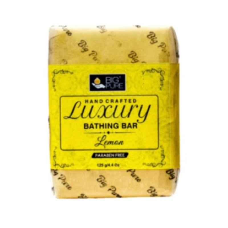 Big Pure 125g Lemon Paraben Free Hand Crafted Luxury Bathing Bar