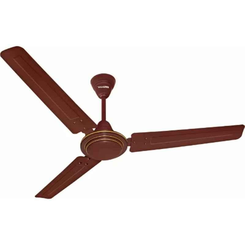 Lazer ECS 70W Glossy Brown 3 Blade Anti Dust Ceiling Fan, ECS36GB, Sweep: 900 mm