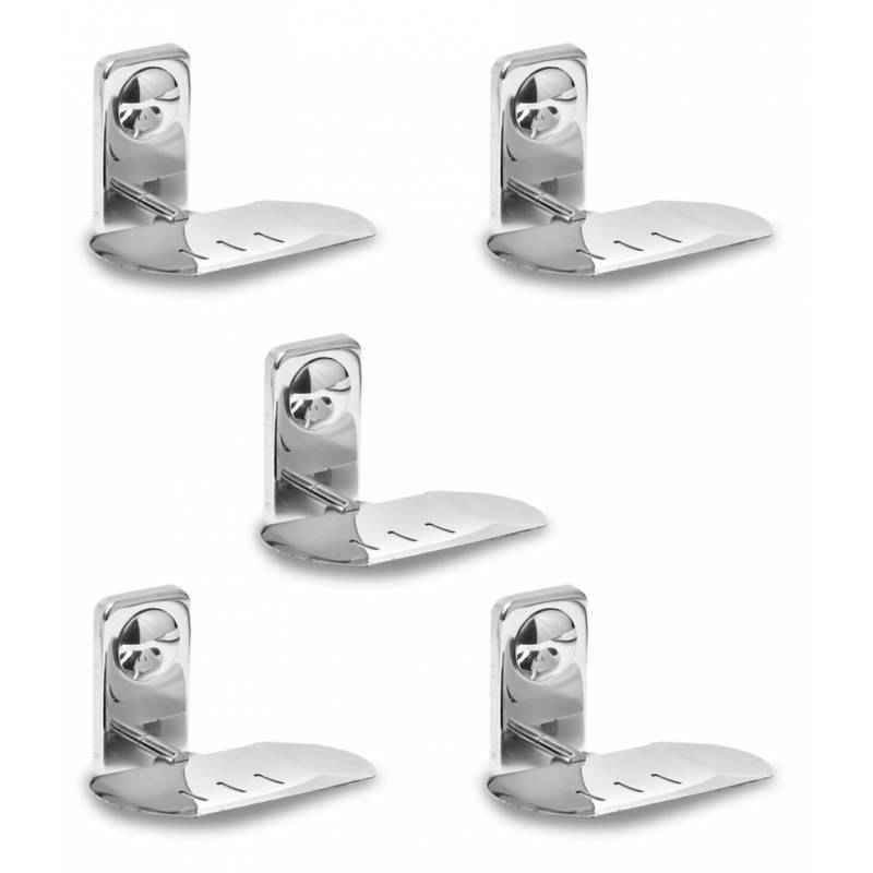 Abyss ABDY-0769 Glossy Finish Stainless Steel Soap Dish (Pack of 5)