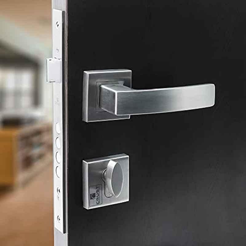 Voltizi Acost Rose Antique Brass Finish Mortise Door Lock Handle Set with One Side Key