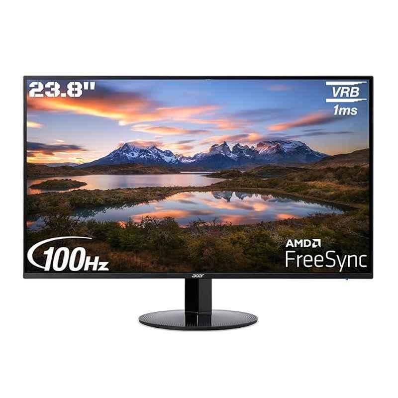 Acer SA241YH 23.8 inch 1920x1080p Full HD VA Panel Ultra Thin LED Backlight Black LCD Monitor, UM.QS1SI.H01