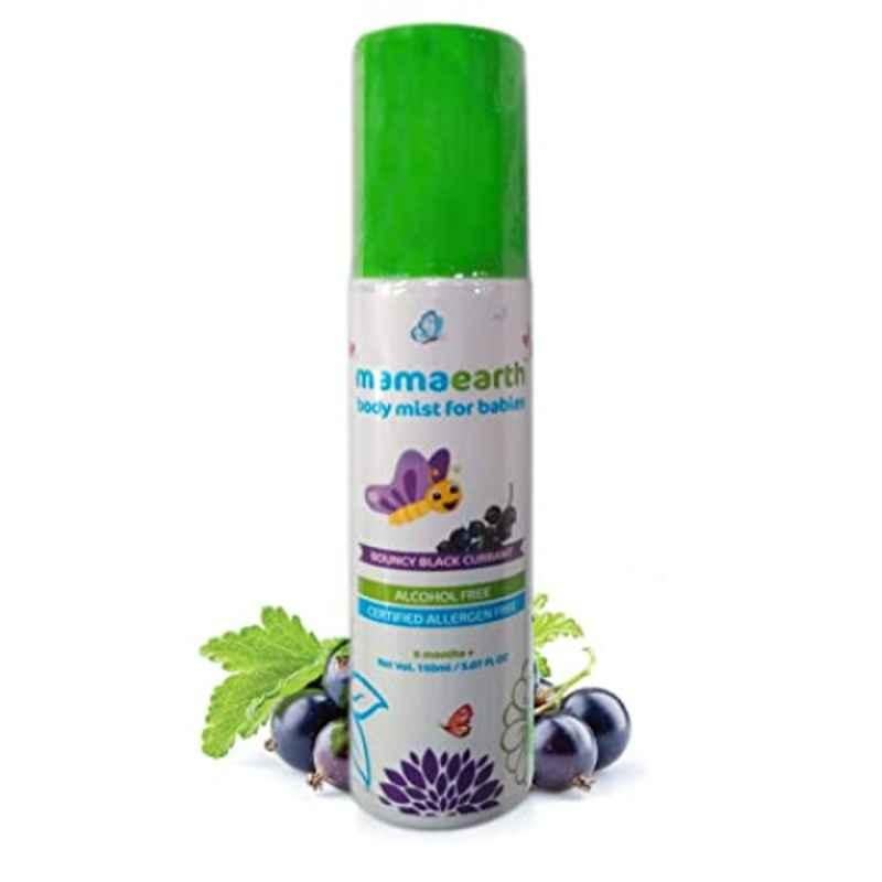 Mamaearth 150ml Black Currant Bouncy Black Body Mist for Babies, MAE2074