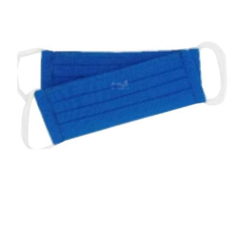 Ivillage 2 Pcs Large Cotton Blue 2 Layer Washable Face Mask Set, Mask01L (Pack of 500)