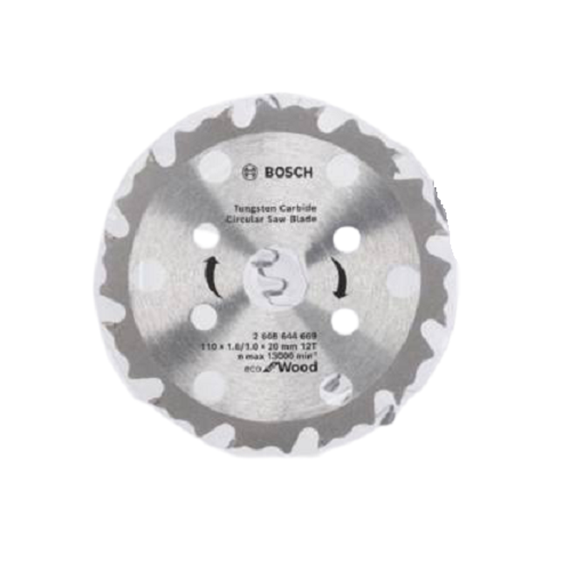 Bosch 4 inch 12 Teeth Tungsten Carbide Circular Hand Saw Blade, 2608644669