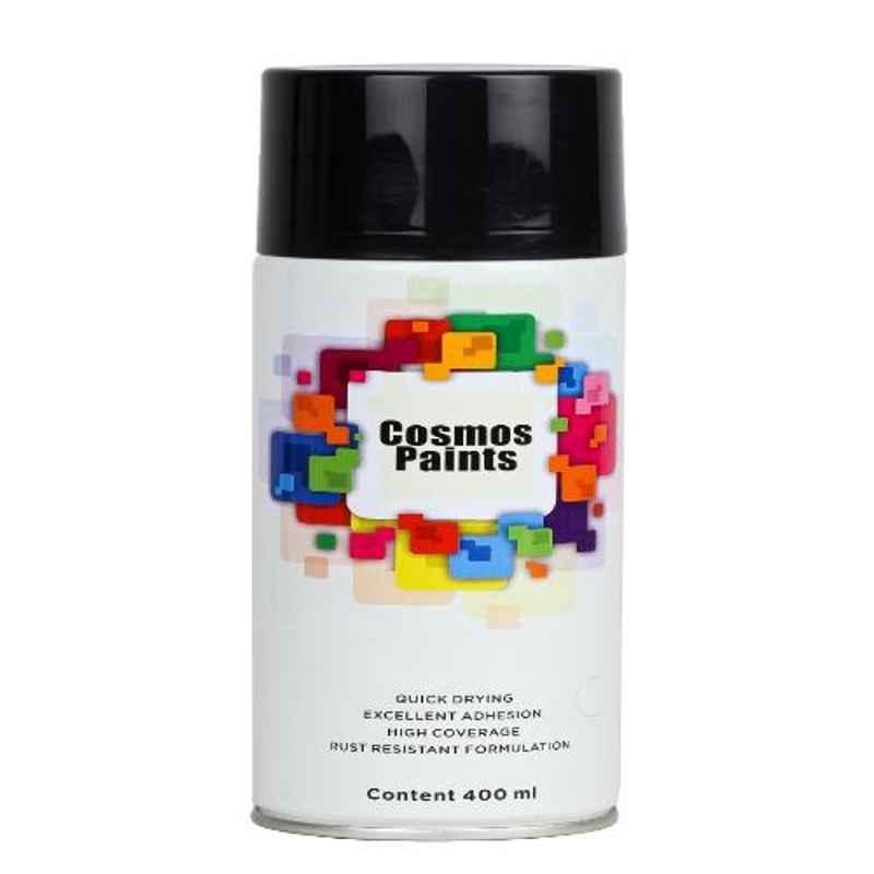 Cosmos 400ml High Heat Black Spray Paint, COS-1200 (Pack of 6)