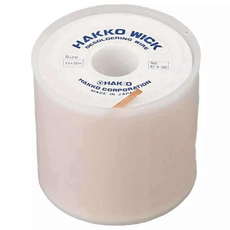 Hakko 2.5mm 100m Rosin Flux Regular Type Wick No.4, 87-4-100