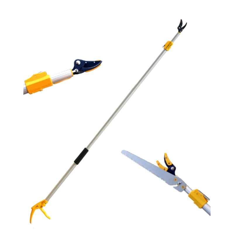 Hectare 10ft Aluminium Telescopic Cut & Hold Fruit Picker, Pruner & Saw, PR01