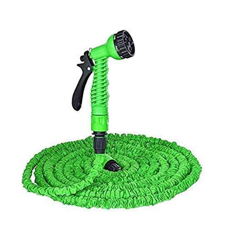 Zesta 15m Plastic & Latex Magic Expandable Garden Hose Pipe with 7 Pattern Spray Gun