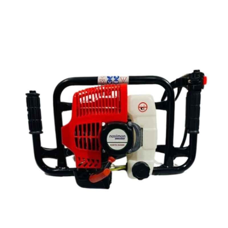 Nosimon 1.7kW 68CC 2 Stroke Single Cylinder Air Cooled Double Handle Petrol Earth Auger, RK205-68CC