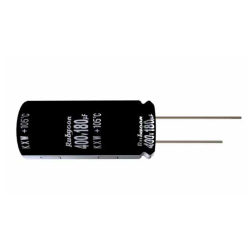 RUBYCON 47ÂµF 450 V Radial Aluminum Electrolytic Capacitor, 450KXW47MEFC14.5x30