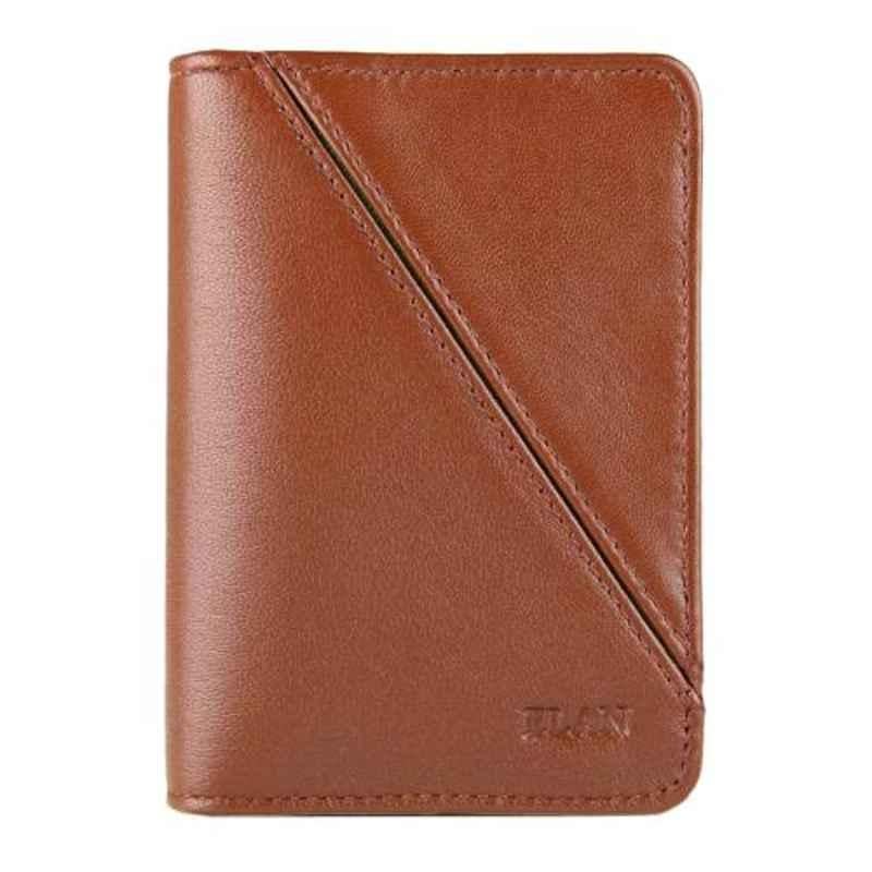 Elan 4 Slots Brown Business Card Holder, EX-4226-BR