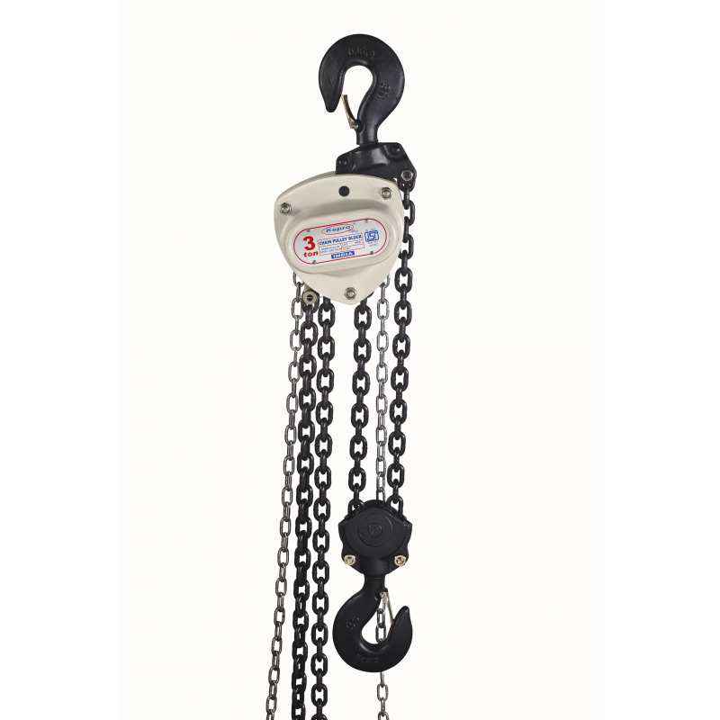 Kepro Plus ISI Marked 1.5 Ton 3m Lift Chain Pulley Block, KP015103