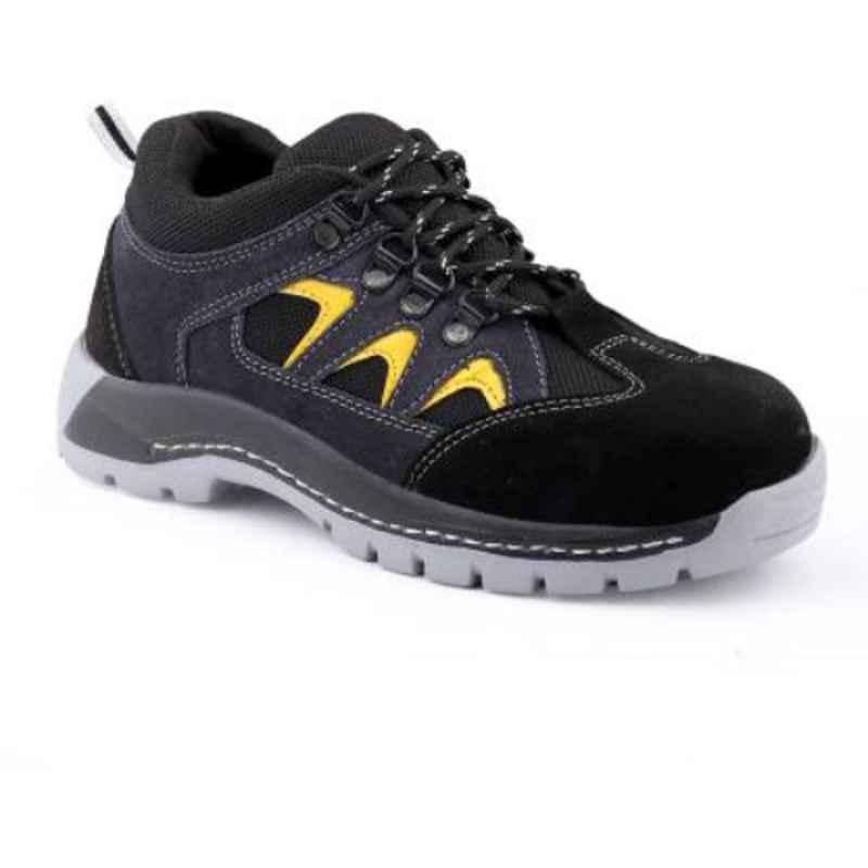 Adzon Leather Blue Steel Toe Safety Shoes, 2277, Size: 6