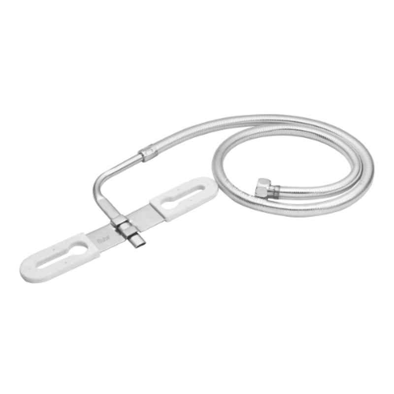 Ruhe Stainless Steel 304 Glossy Finish Flat Nozzle Jet Spray with 2ft Tube, 18-0201-01