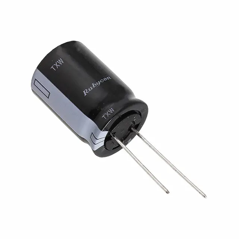 RUBYCON 82ÂµF 420V Radial Aluminum Electrolytic Capacitor, 420TXW82MEFC18X25