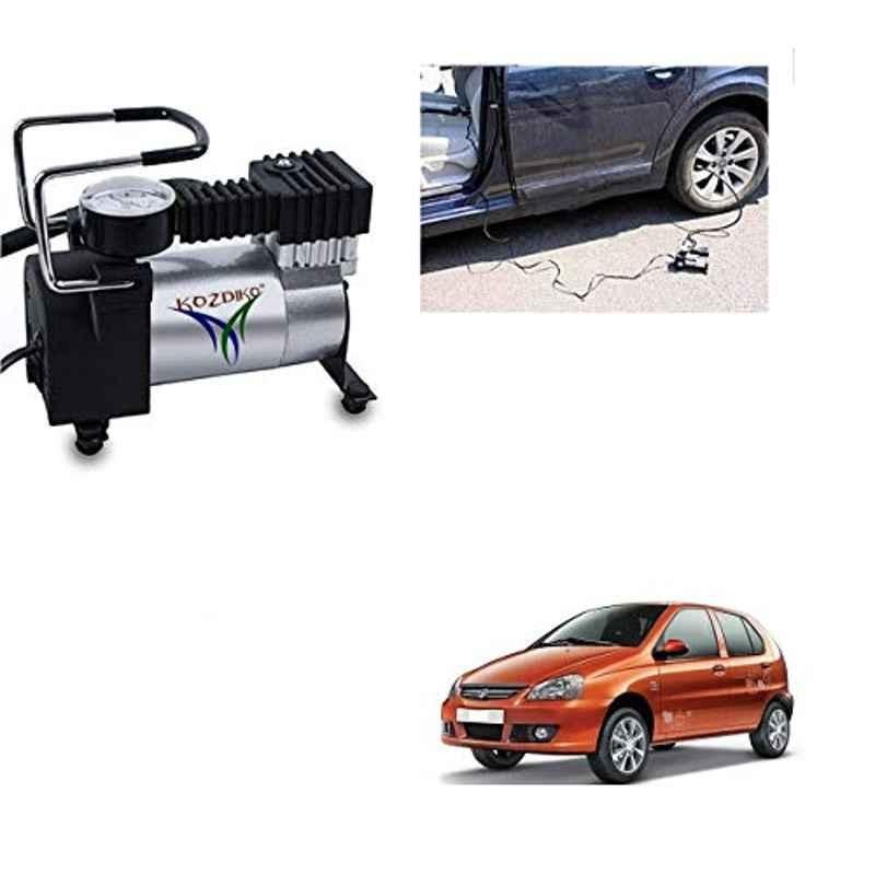 Kozdiko 12V DC Heavy Duty Metal Tyre Inflator for Tata Indica, Tyre_Inflator_D39