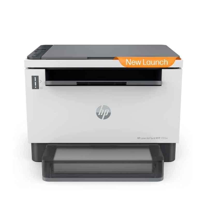 HP Laserjet Tank MFP 1005W All-in-One Monochrome Laser Printer, Wi-Fi, High Volume Mobile Printing for Home & Office Use, 22 ppm, Grey, 381U4A