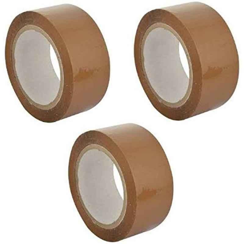 Veeshna Polypack 65m 2 inch Brown Packaging Tape (Pack of 3)