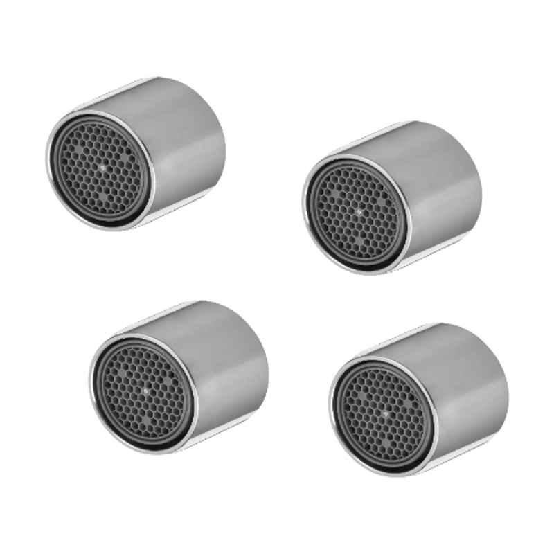 Ruhe Brass Foam Flow Aerator with Female Brass Permix, 17-2206 (Pack of 4)