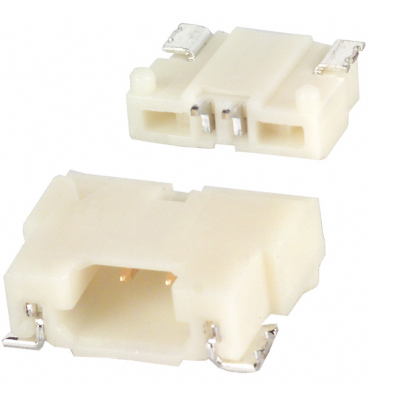 Hirose SMD R/A 2POS 1.25mm Connector Header, DF14-2P-1.25H(90)