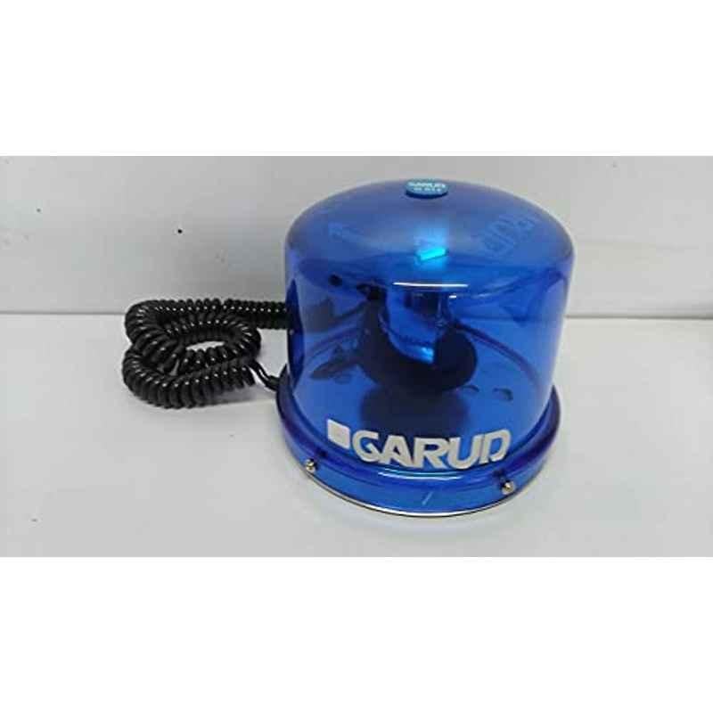 Modified Autos Revolving Light 12V 6 inch Blue Magnet Mount Bulb Type Base for All Vehicles-Ambulances