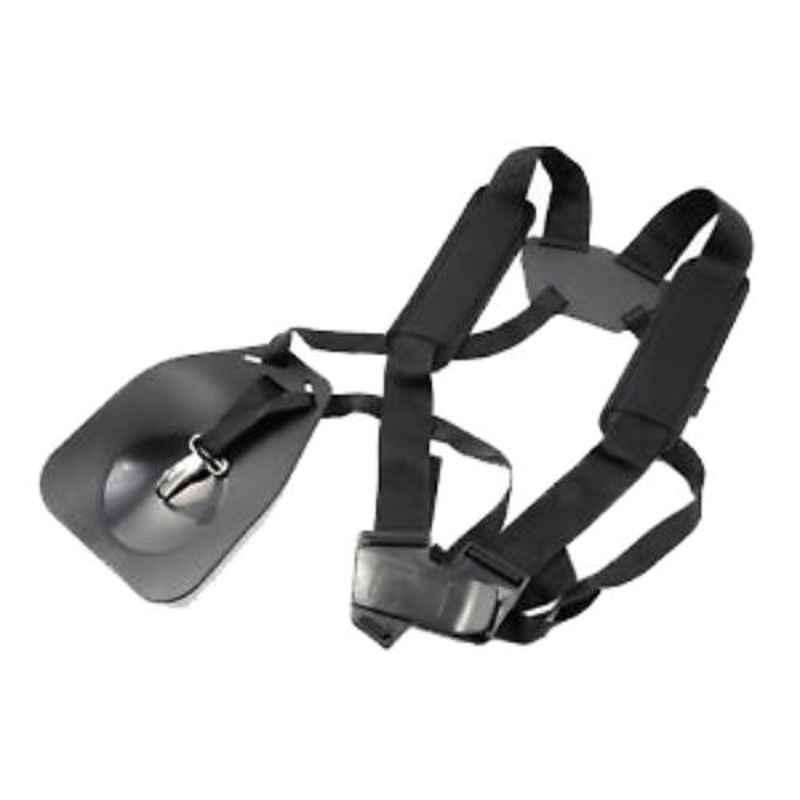 Ever Strong Black High Quality Double Harness Belt for All Brush Cutter, SKNDBHRBLT