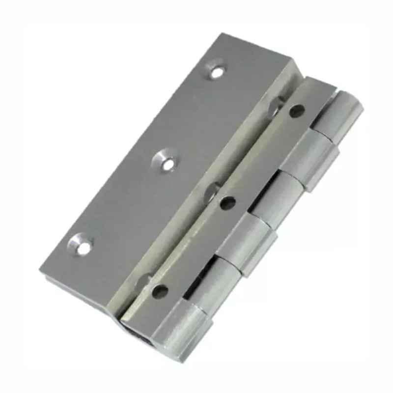 RiseOm 3x0.37 inch Brass Satin Silver Finish L Hinge, M8-95X2-3EO1 (Pack of 3)