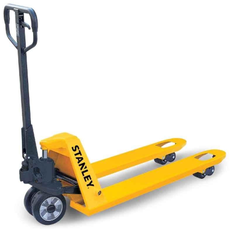 Stanley 2500kg Alloy Steel Yellow Manual Hand Pallet Truck, SXWTI-CPT-25W