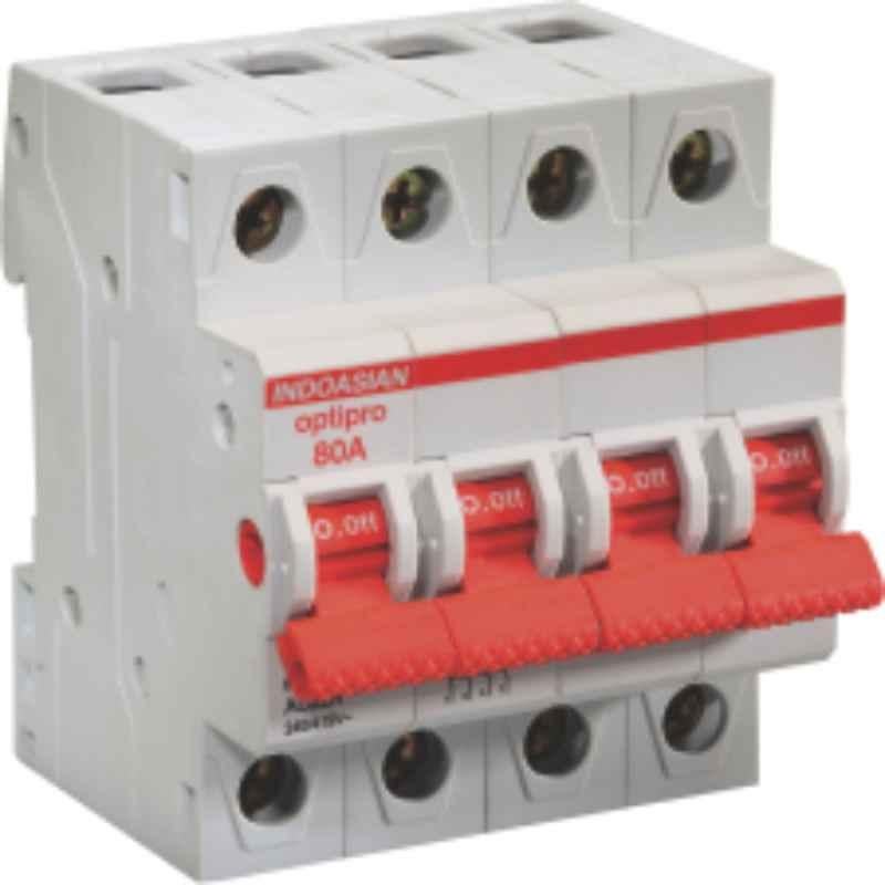 Indoasian Optipro 100A Four Pole Isolator, 811563