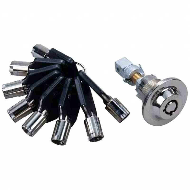 Westward 2-5/8 inch Zinc Alloy Cart Replacement & Cabinet Tool for Locks & Keys, 61HP28